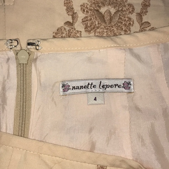 Nanette Lepore Scalloped Embroidered Skirt - Picture 5 of 5